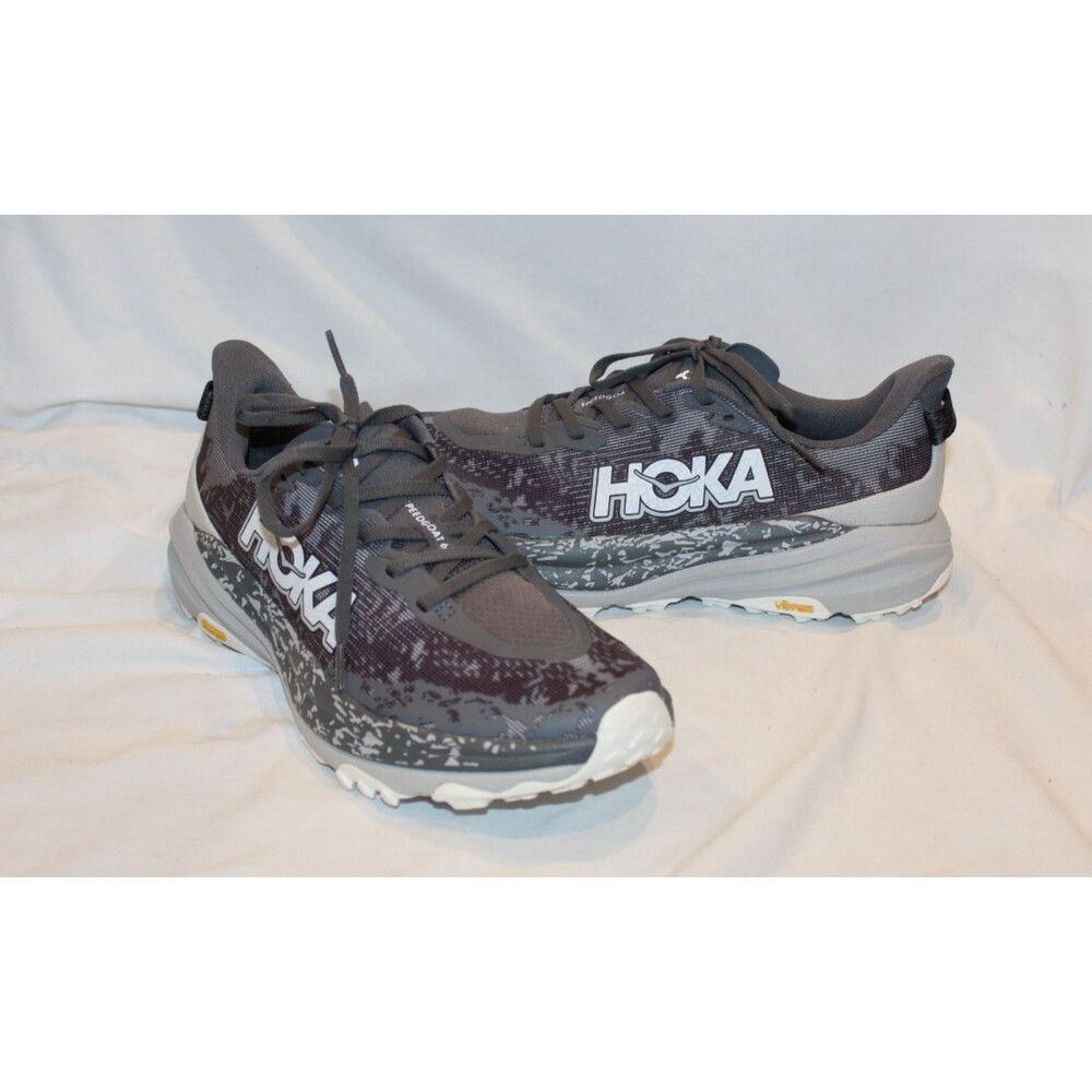 Hoka One Women's Speedgoat 6 Running Sneakers STLG STELLAR GRAY NEW 9.5